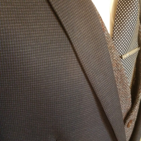 Van Heusen Slit-Fit Flex Houndstooth Blazer Coat - Picture 6 of 6